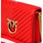 PINKO love click classic v quilt cl. RED