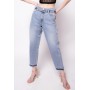 PINKO jeans mom-fit con cintura Love Birds