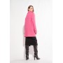 PINKO cappotto COLOMBE caban in panno lavato FUCHSIA