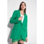 PINKO blazer ELIANA monopetto punto stoffa VERDE PRATO