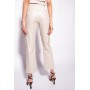 PINKO pantaloni PERNILLA cargo effetto pelle WHITE