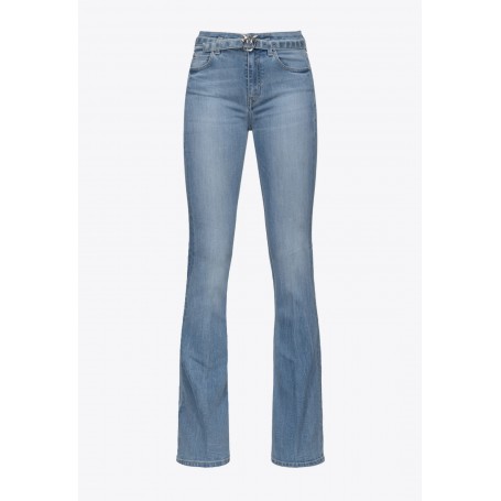 PINKO jeans FLORA FLARE blu chiaro