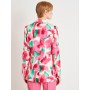 VICOLO blazer fantasia flower BIANCO/VERDE/ROSA