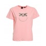 PINKO t-shirt QUENTIN 3 con logo PINK