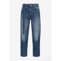 PINKO jeans MADDIE SASH MOM FIT con fusciacca BLUE