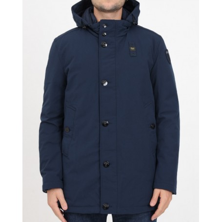 BLAUER parka Neoprene e Taslan Chester BLU