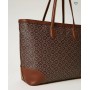 TWINSET borsa shopper con stampa floral T MARRONE