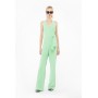 PINKO tuta EXTRADRY con scollo all'americana GREEN