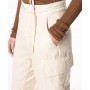 PINKO pantaloni MEZZANO cargo fluidi BEIGE