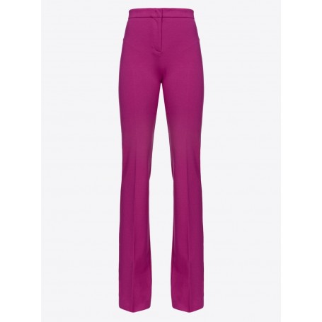 PINKO pantalone HULKA crèpe stretch BUGANVILLE