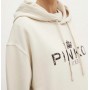 PINKO felpa BASSANI con cappuccio BEIGE