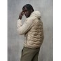 BLAUER piumino ondina imbottitura mista ALBERT BEIGE