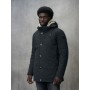 BLAUER parka con cappuccio removibile CHESTER nero