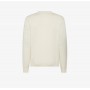 SUN68 maglia jacquard in lana e cashmere BIANCO/PANNA