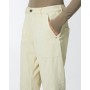 PINKO pantaloni CLOE chino in velluto millerighe WHITE