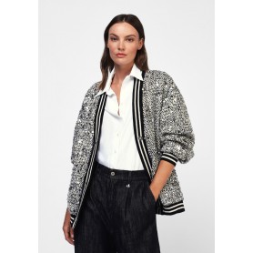 DIXIE giubbotto bomber con paillettes scintillanti