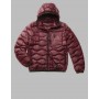 BLAUER piumino ad onde wave BORDEAUX