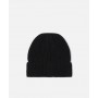 PINKO cappello LAMBKIN in lana a costine con logo NERO