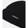 PINKO cappello LAMBKIN in lana a costine con logo NERO