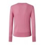 PINKO maglia in lana DIRASPATURA con bottoni laterali ROSA