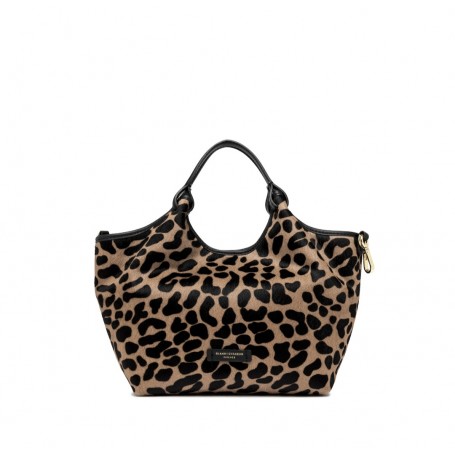 GIANNI CHIARINI borsa mini DUA leopardata