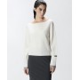 PINKO maglia cashmere EUROPEO bianco/grigio