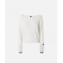 PINKO maglia cashmere EUROPEO bianco/grigio