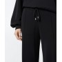 PINKO pantalone GARDENIA rasato effetto felpa tecnico NERO