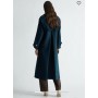 LIUJO cappotto trench misto lana VERDE BOTTIGLIA