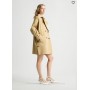 LIUJO trench in gabardine BEIGE