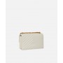 PINKO Mini Love Bag One Chevron WHITE