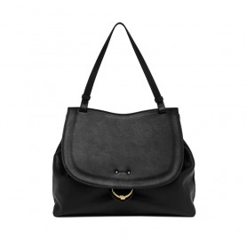 GIANNI CHIARINI borsa MARLENE con maxy patta NERO