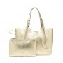 GIANNI CHIARINI borsa DUA Light gold-caramello